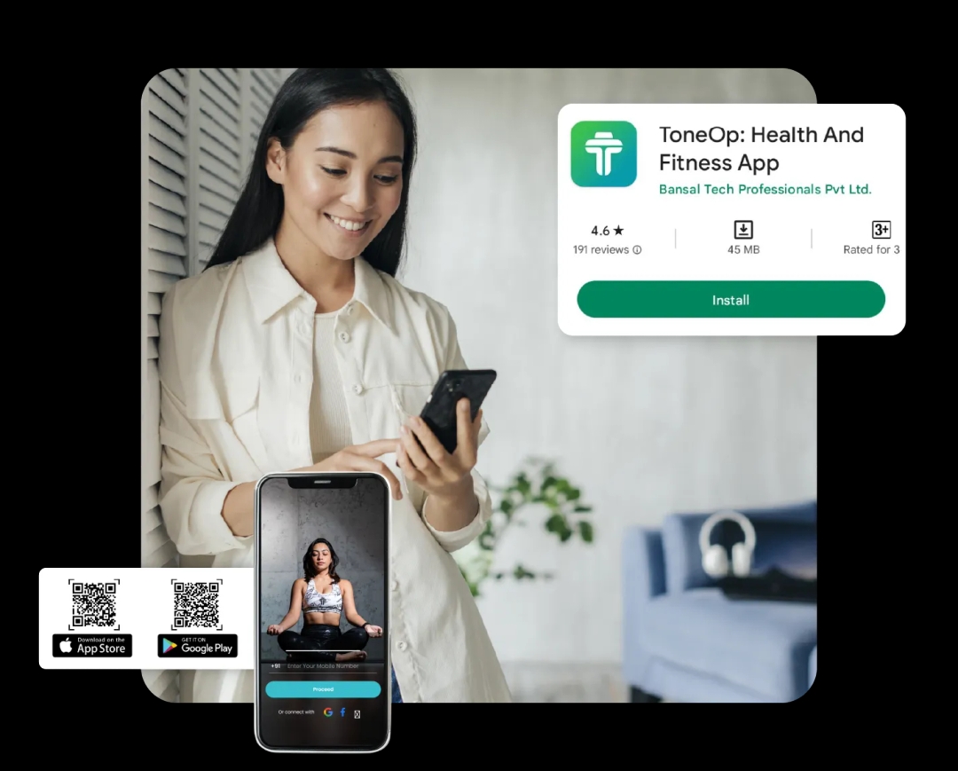 How It Works - Download ToneOp - Health & Fitness App